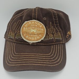 Miranda Lambert Brown Tour Adjustable Hat NWOT